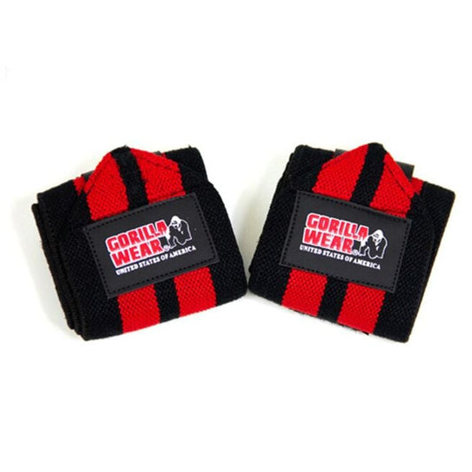 Gorilla Wear Wrist Wraps Pro, Black/Red