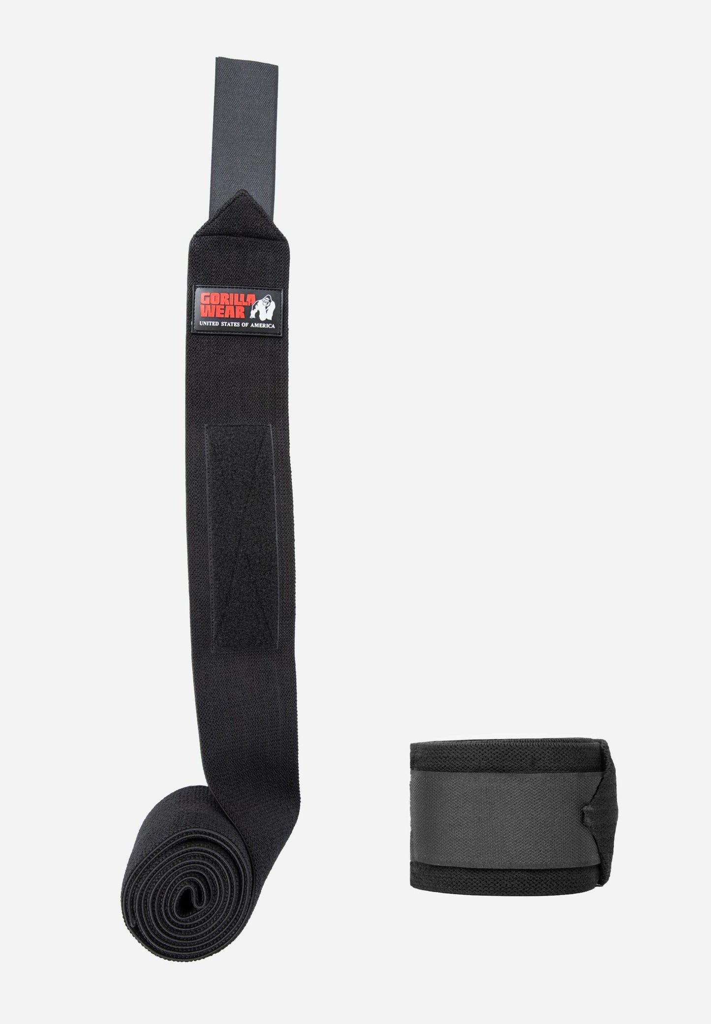 Gorilla Wear Knee Wraps 2 m, Black