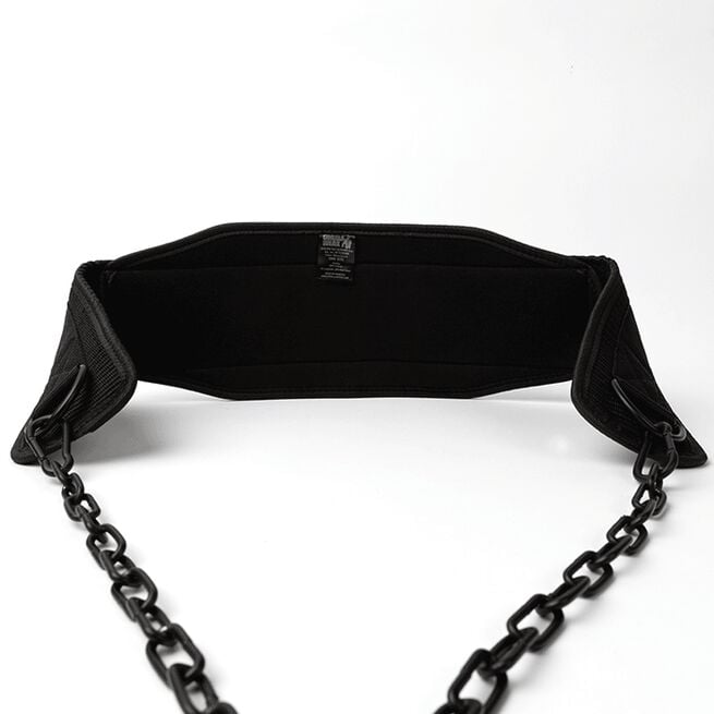 SLUT I LAGER! Gorilla Wear Nylon Dip Belt, Svart