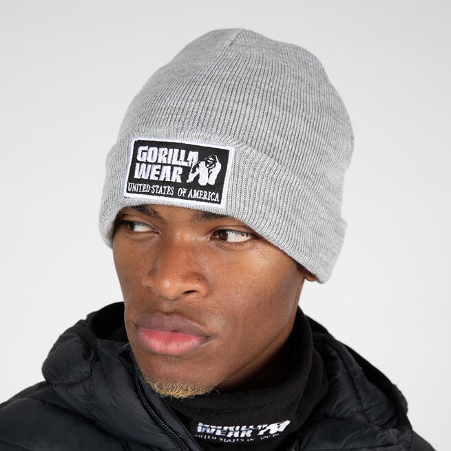 Gorilla Wear Vermont Beanie, Melange Grey