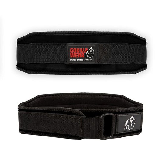 Gorilla Wear 4 Inch Women's Lifting Belt, Black