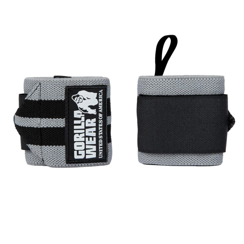 Gorilla Wear Wrist Wraps Pro, Grey/Black