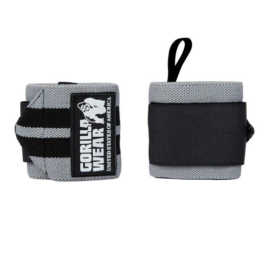 Gorilla Wear Wrist Wraps Pro, Grey/Black
