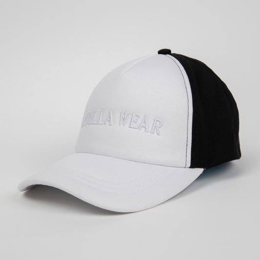 Gorilla Wear Sharon Ponytail Cap, White/Black