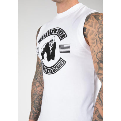 Gorilla Wear Tulsa Tank Top, White