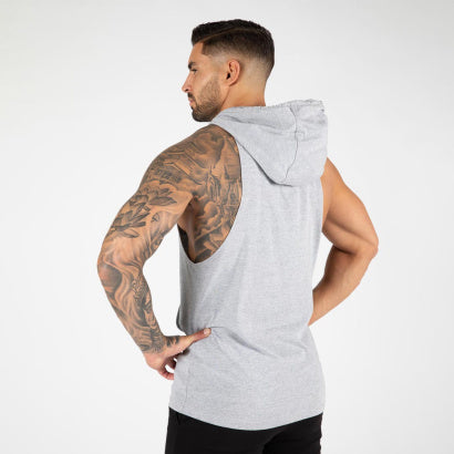 Gorilla Wear Rogers Hooded Tank Top, Grey Melange
