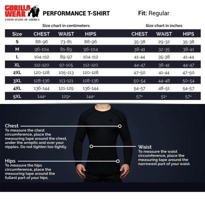 Gorilla Wear Performance T-Shirt, Grey