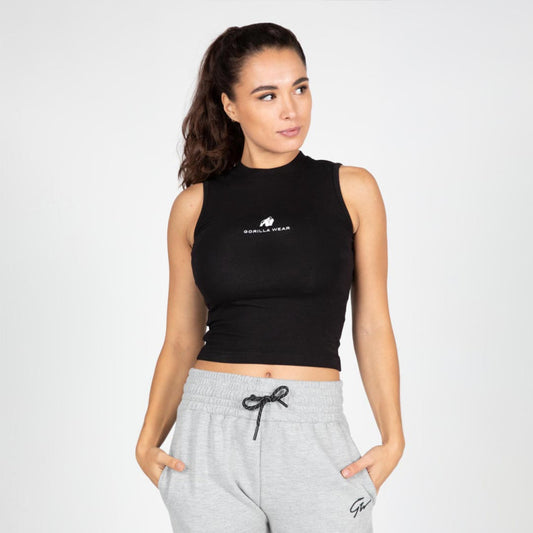 FINNS INTE INNE! Gorilla Wear Livonia Crop Top, Black
