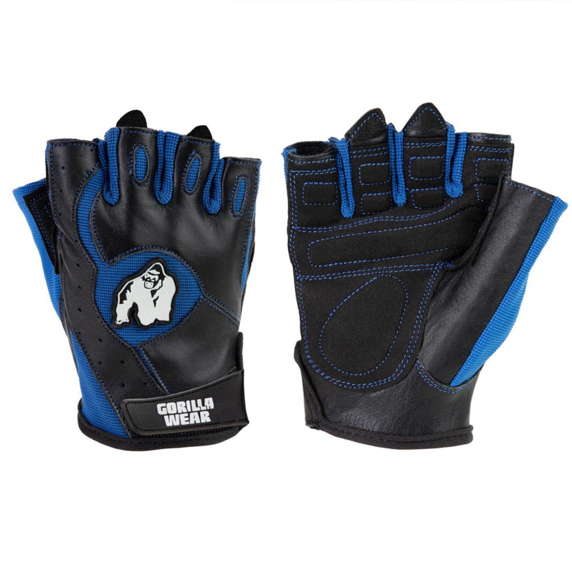 Gorilla Wear Mitchell Training Gloves, Black/Blue