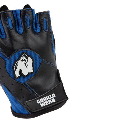 Gorilla Wear Mitchell Training Gloves, Black/Blue