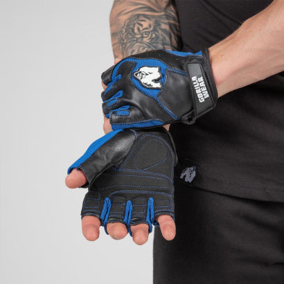 Gorilla Wear Mitchell Training Gloves, Black/Blue