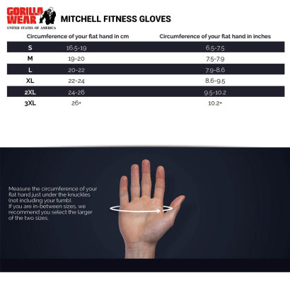 Gorilla Wear Mitchell Training Gloves, Black/Blue