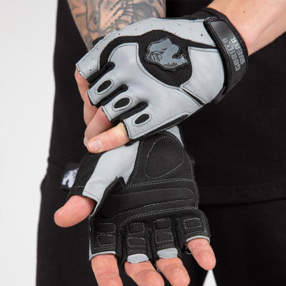 Gorilla Wear Mitchell Training Gloves, Black/Grey