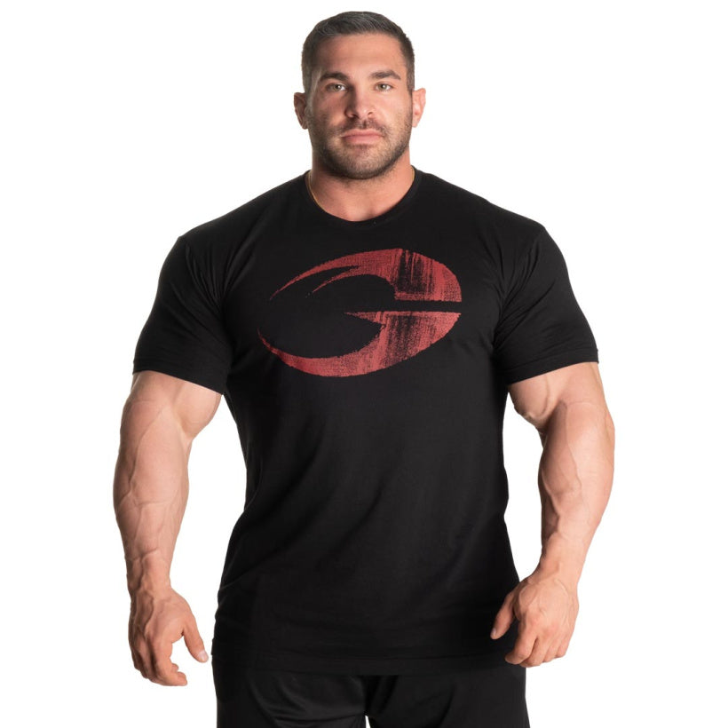 GASP Cadet Tee, Black/Red