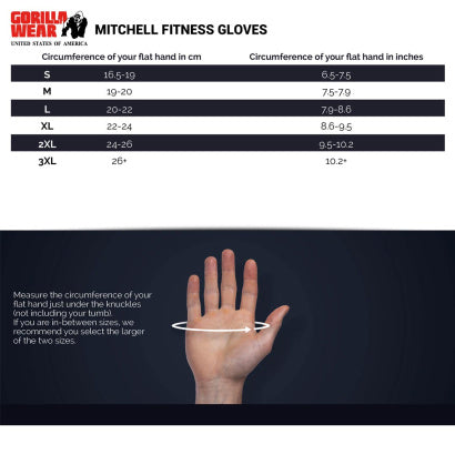 Gorilla Wear Mitchell Training Gloves, Black/Red