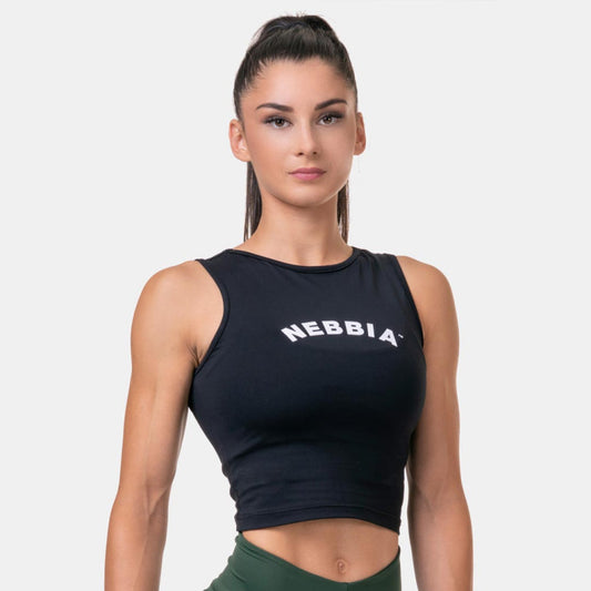 NEBBIA Fit & Sporty Tank Top, Svart