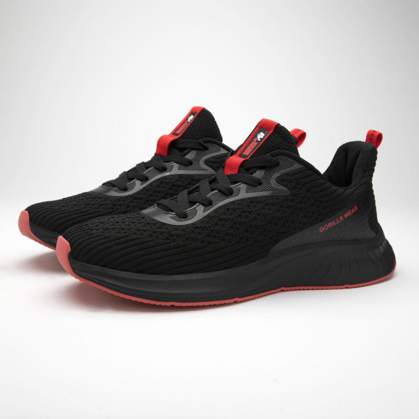 Gorilla Wear Milton Training Shoes, Black/Red