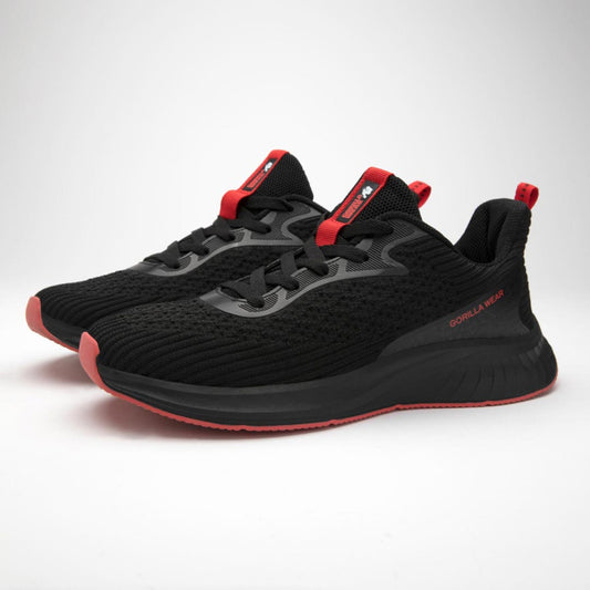 Gorilla Wear Milton Training Shoes, Black/Red