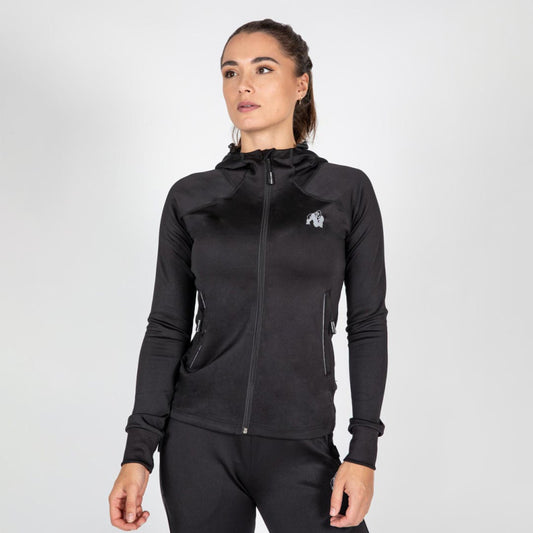 Gorilla Wear Halsey Track Jacket, Black