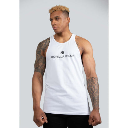 Gorilla Wear Carter Stretch Tank Top, White