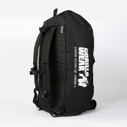 Gorilla Wear Norris Hybrid Gym Bag/Backpack, Black