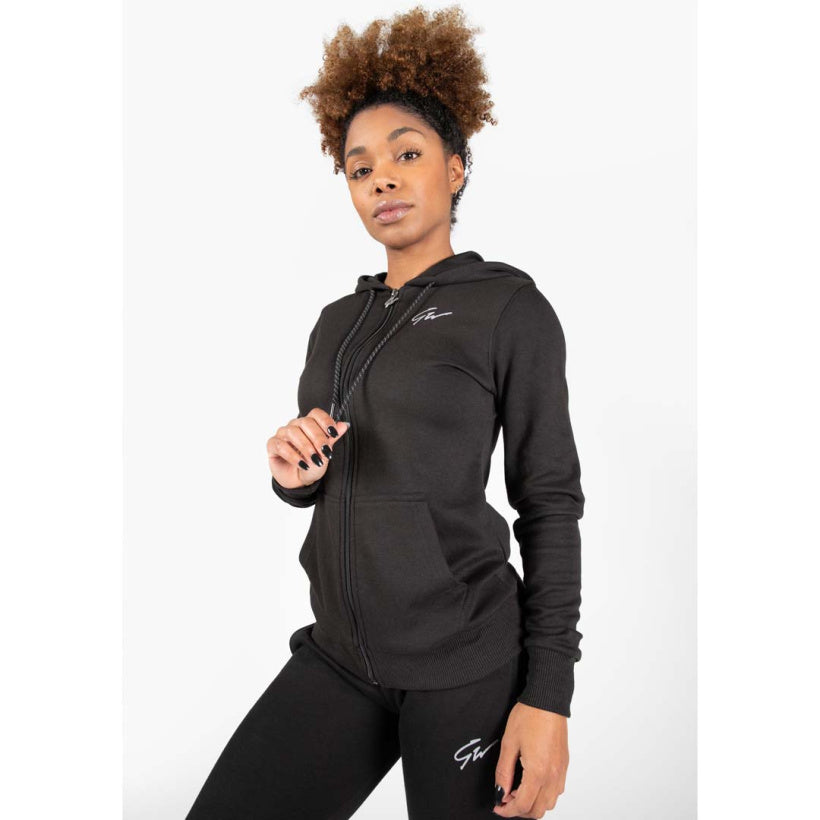 Gorilla Wear Pixley Zipped Hoodie, Black