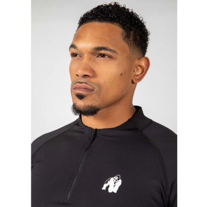 Gorilla Wear Hamilton Hybrid Long Sleeve, Black