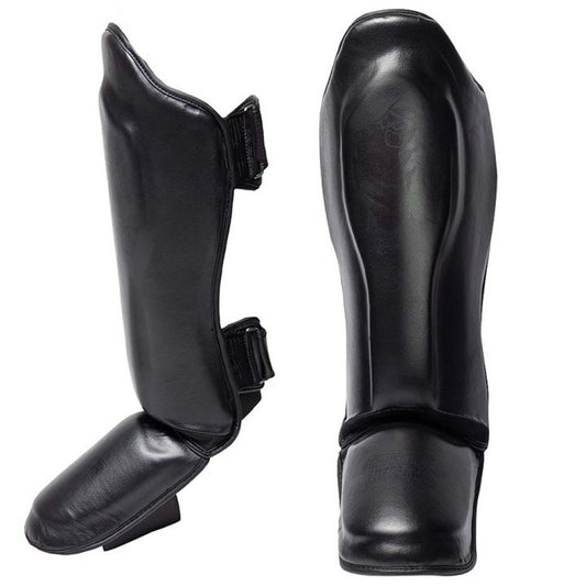 INTE INNE! Gorilla Wear Mosby Shin Guards, Svart