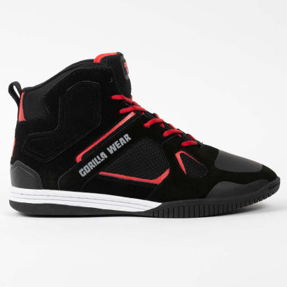 Gorilla Wear Troy High Tops, Black/Red