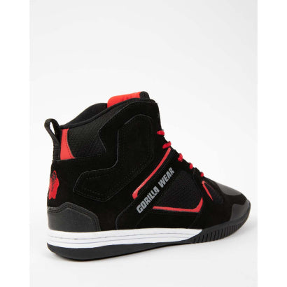 Gorilla Wear Troy High Tops, Black/Red