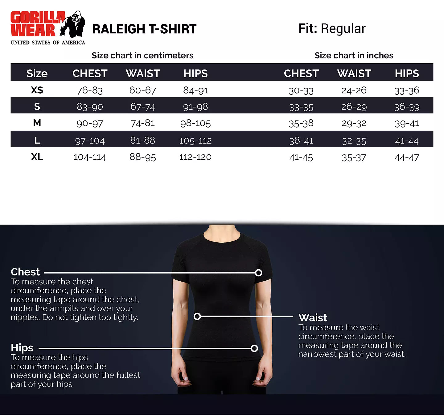 Gorilla Wear Raleigh T-Shirt, Grey