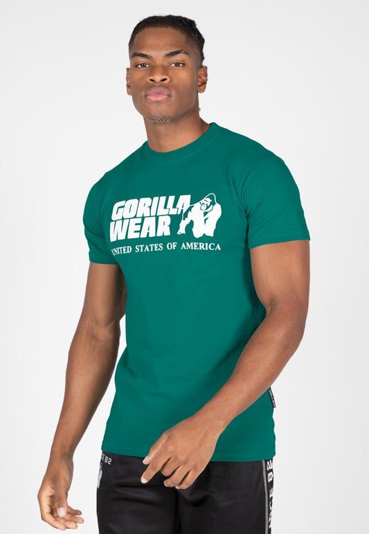 Gorilla Wear Classic T-Shirt, Teal Green