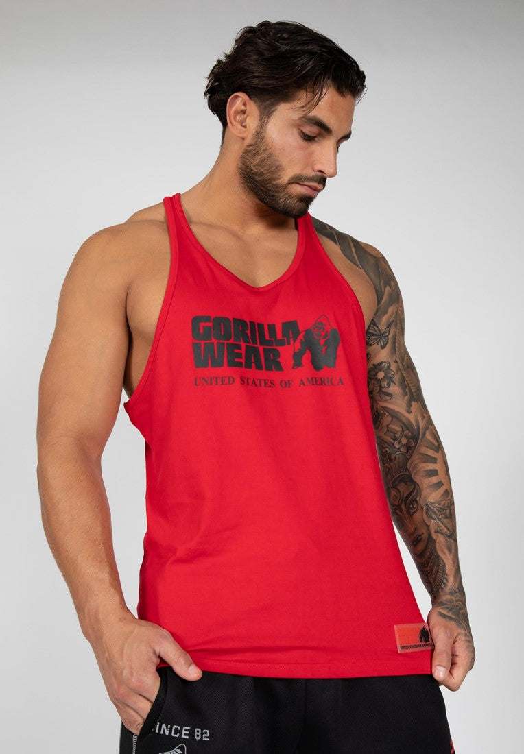 Gorilla Wear Classic Tank Top, Red