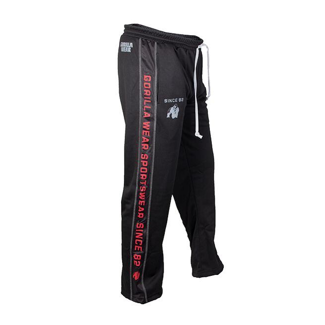 Gorilla Wear Functional Mesh Pants, Black/Red