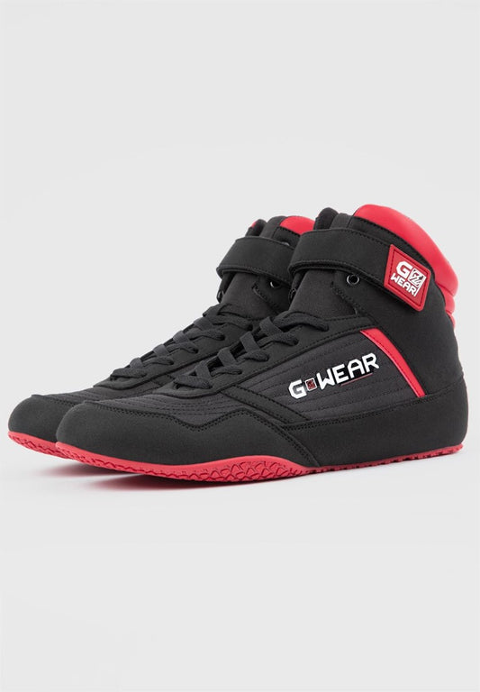 Gorilla Wear Classic High Tops, Black/Red