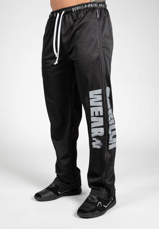 Gorilla Wear Logo Mesh Pants, Black