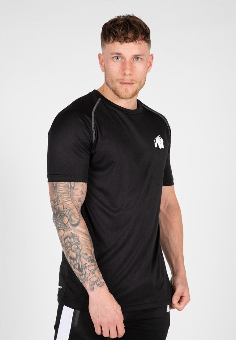 Gorilla Wear Performance T-Shirt, Black/Grey