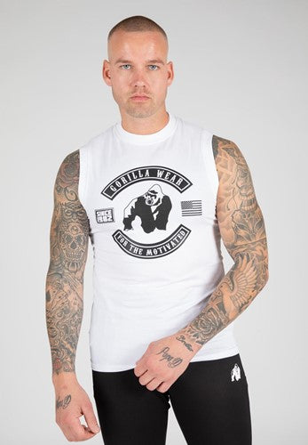 Gorilla Wear Tulsa Tank Top, White