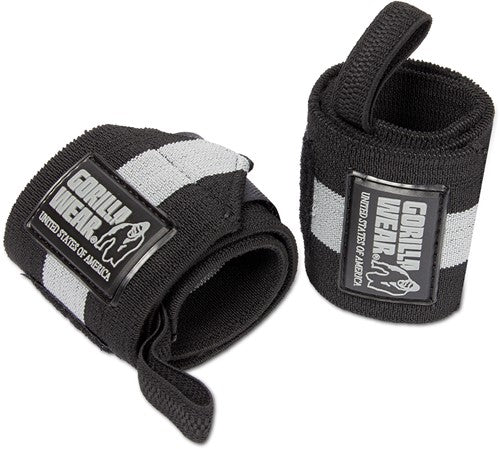 Gorilla Wear Wrist Wraps Ultra, Black/Grey